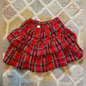 Crewcuts - Plaid tierd skirt
